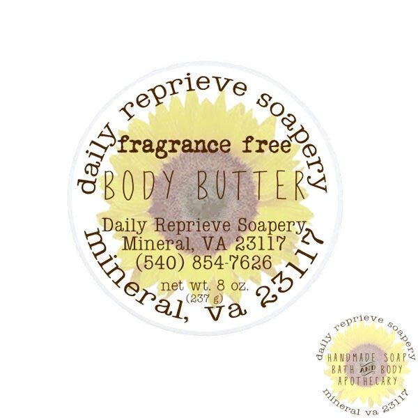Sunflower Body Butter - Unscented (8 oz)