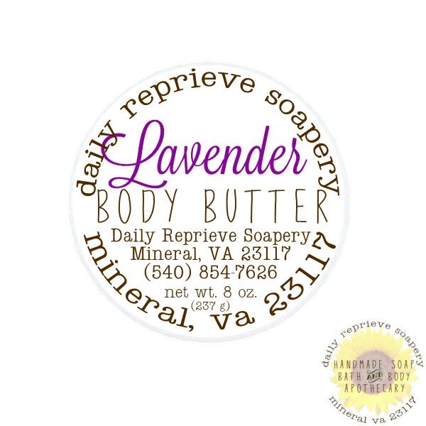 Lavender Body Butter (8 oz)