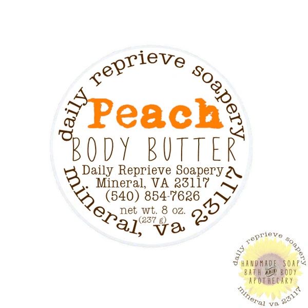 Peach Body Butter (8 oz)