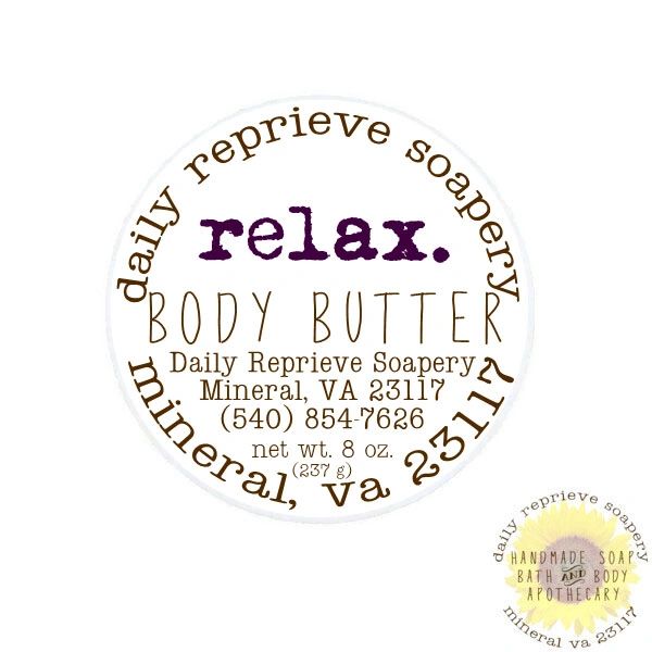 Relax Body Butter (8 oz)