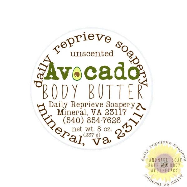 Avocado Body Butter (8 oz)