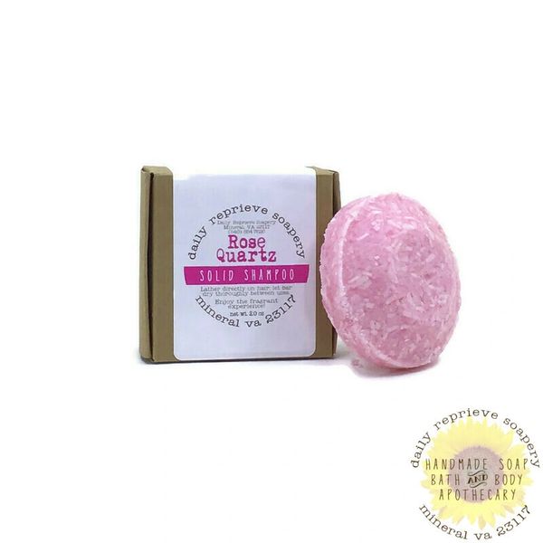 Solid Shampoo - Rose Quartz