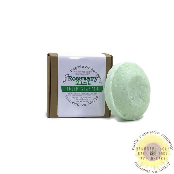 Solid Shampoo - Rosemary & Mint