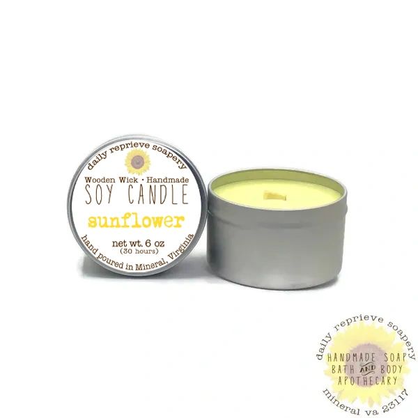 Sunflower Candle