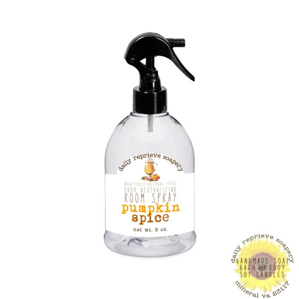 Pumpkin Spice Scented Room Spray (8 oz)