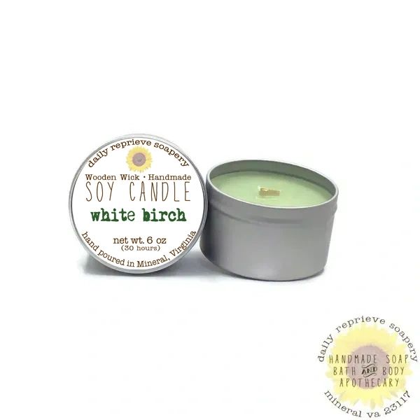 White Birch Candle