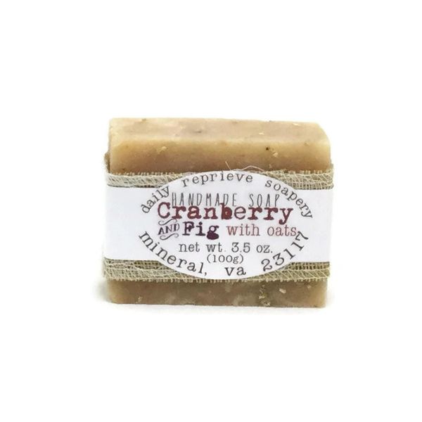 Cranberry and Fig Soap (with oats)
