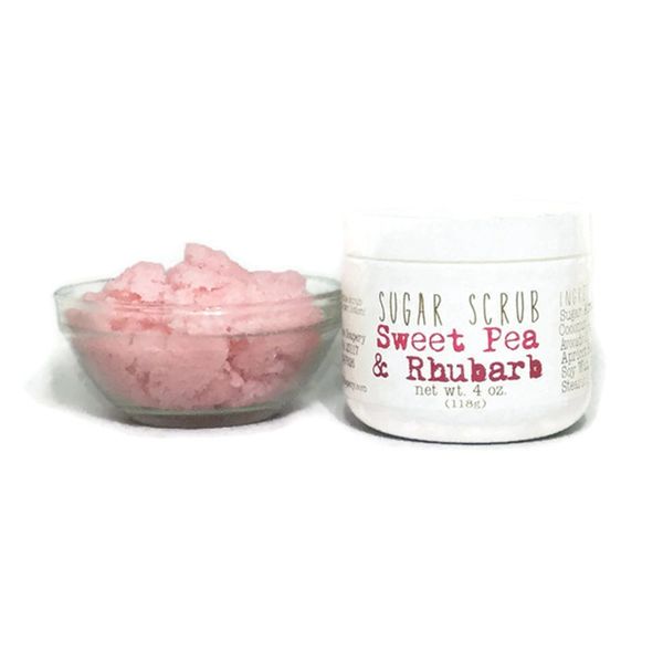 Sweet Pea & Rhubarb Sugar Scrub