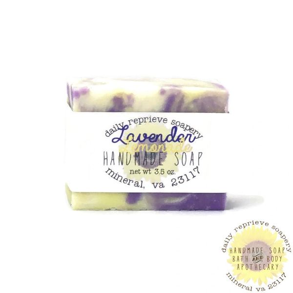 Lavender Lemonade Goat Milk Soap