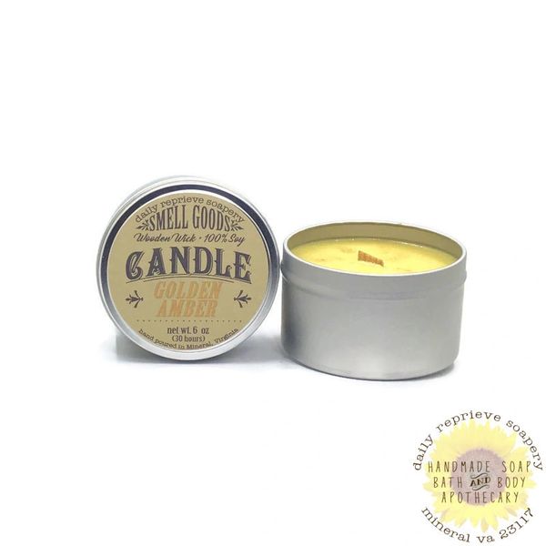 Golden Amber Candle