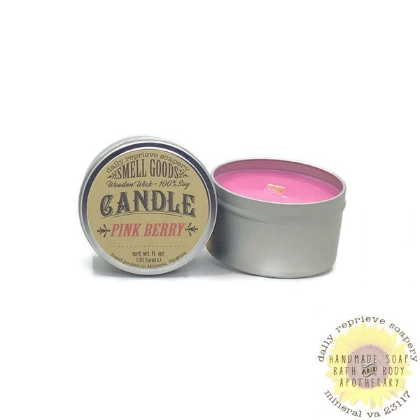 Pink Berry Candle