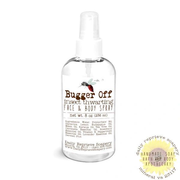 Bugger Off Insect Thwarting Face and Body Spray (8 oz)