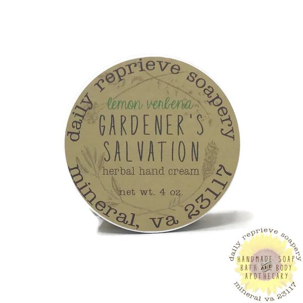 Gardener's Salvation Balm - Lemon Verbena (4 oz)