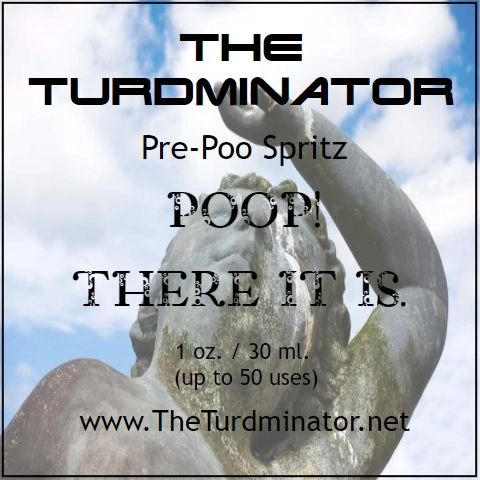 Poop! There It Is. - The Turdminator pre-poo spritz