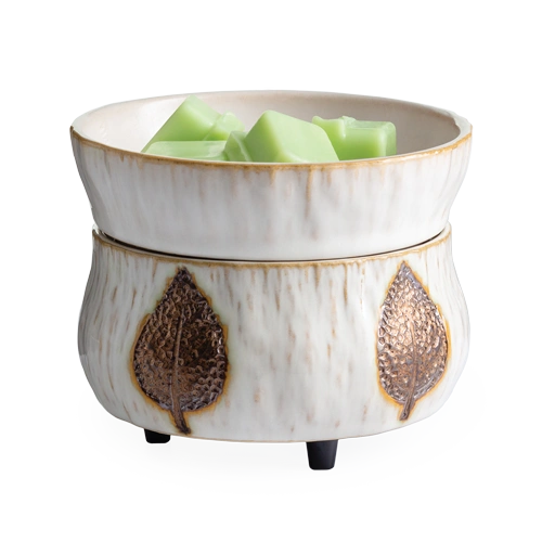 Bronze Leaf Wax Warmer (2-in-1)