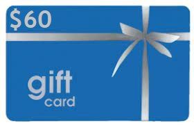 E-GIFT CARD - $60.00