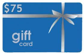 E-GIFT CARD - $75.00