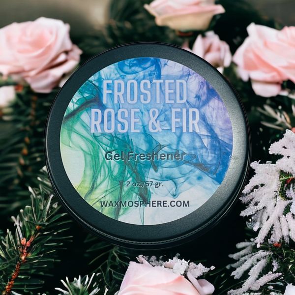 CAR SCENTS (small space fragrance) - FROSTED ROSE & FIR