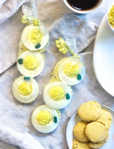 RTS - Lemon Vanilla Wafer Cookies Mini Cupcake 3-pack
