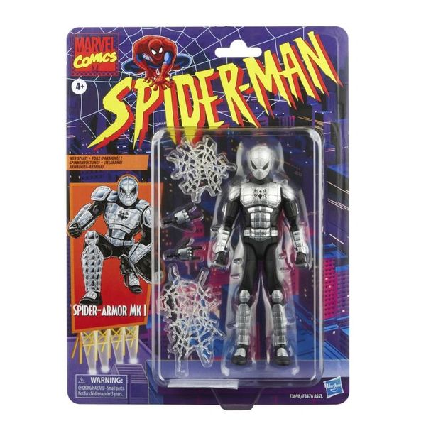 *PRE-SALE* Marvel Legends Spider-Man Retro Collection Spider-Armor Mk-1 Spider-Man Action Figure