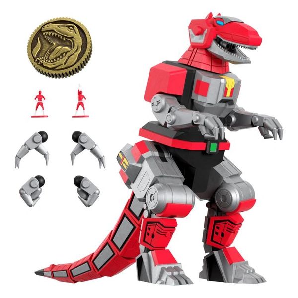 *PRE-SALE* Mighty Morphin Power Rangers Ultimates Wave 1 Tyrannosaurus Dinozord Action Figure