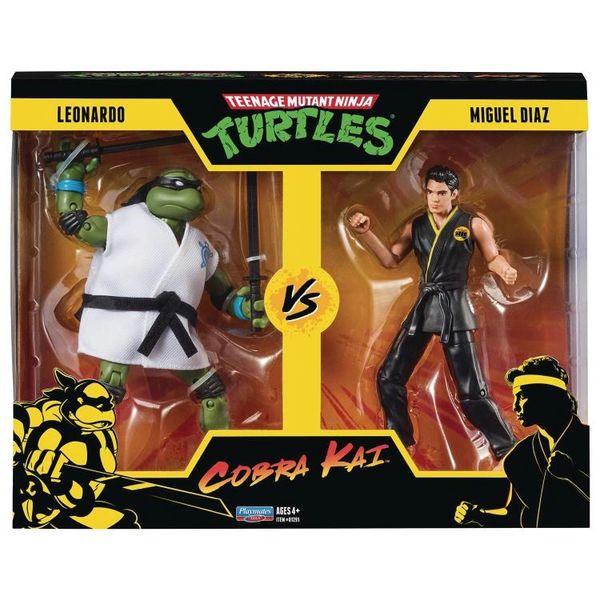 *PRE-SALE* TMNT x Cobra Kai Leonardo vs. Miguel Diaz Action Figure Two-Pack