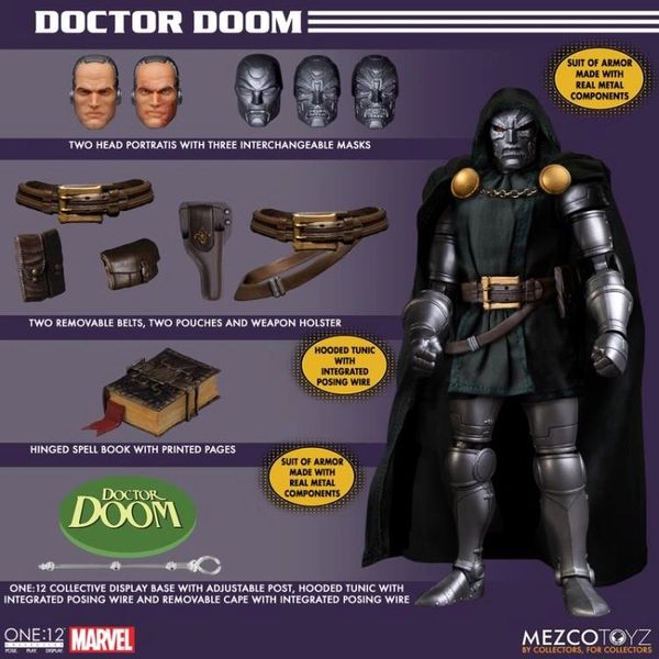 *PRE-SALE* Mezco Marvel One:12 Collective Deluxe Dr. Doom Action Figure