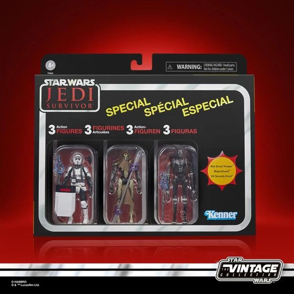 *PRE-SALE* Star Wars: The Vintage Collection Jedi Survivor 3-Pack Action Figure Set