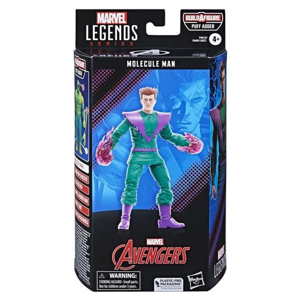 *PRE-SALE* Marvel Legends Avengers Molecule Man Action Figure (Puff Adder BAF)