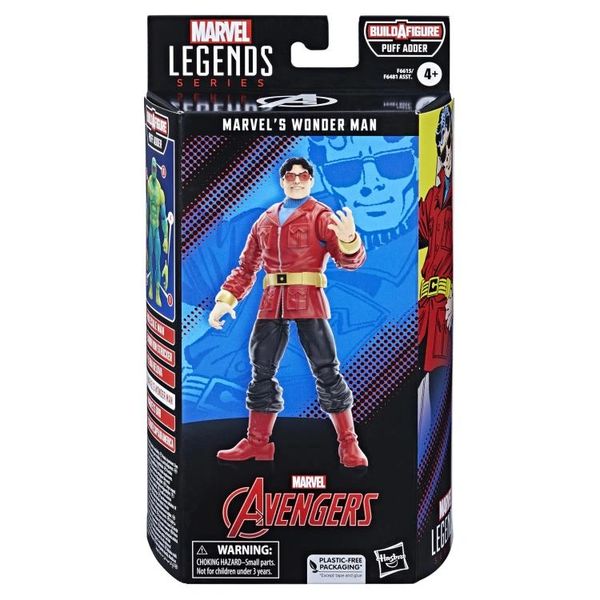 *PRE-SALE* Marvel Legends Avengers Wonder Man Action Figure (Puff Adder BAF)