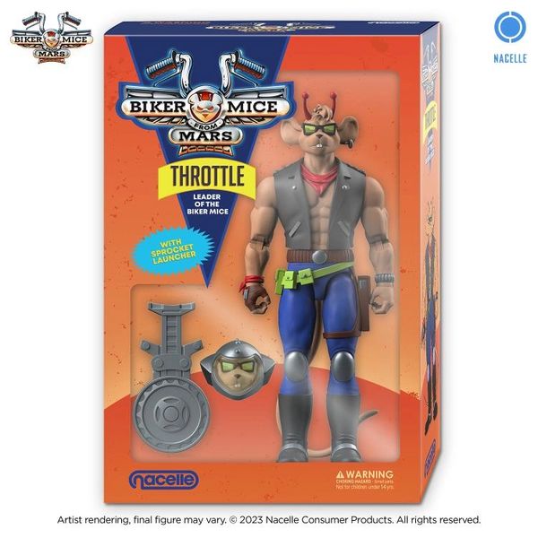 *PRE-SALE* Biker Mice From Mars Throttle Action Figure