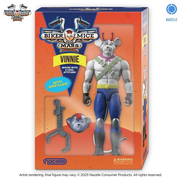 *PRE-SALE* Biker Mice From Mars Vinnie Action Figure