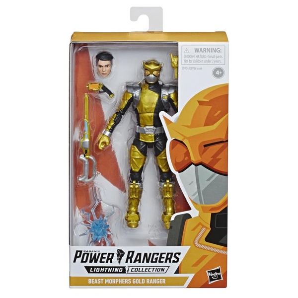Power Rangers Lighting Collection Beast Morphers Gold Ranger Action Figure