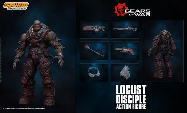 Storm Collectibles Gears of War Locust Disciple 1/12 Scale Figure | My-D  Pins and Collectibles - Disney Pins, Action Figures, Toys