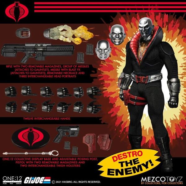 *PRE-SALE* G.I. Joe One:12 Collective Destro Action Figure