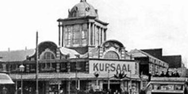 Image of The Kursaal in black and white