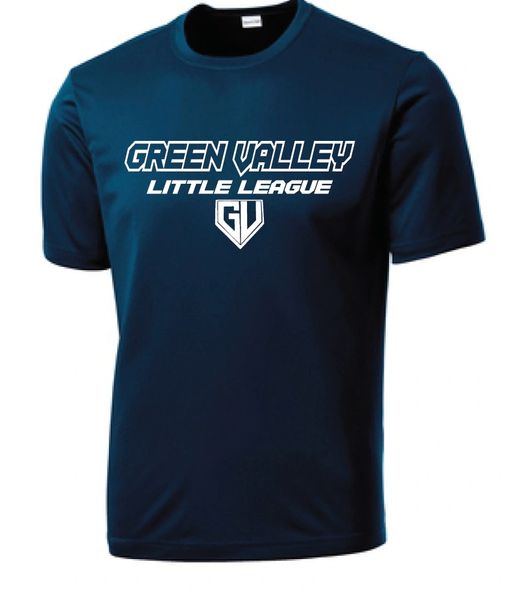 GVLL TeeBall Mariners Moisture Management Shirt