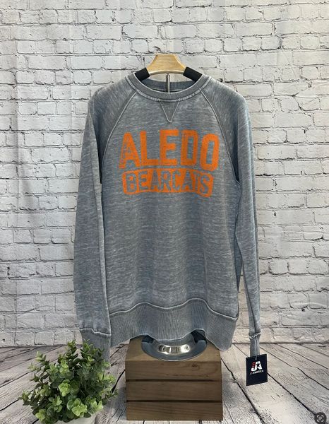 Aledo Bearcat Zen Vintage Fleece Crewneck Sweatshirt