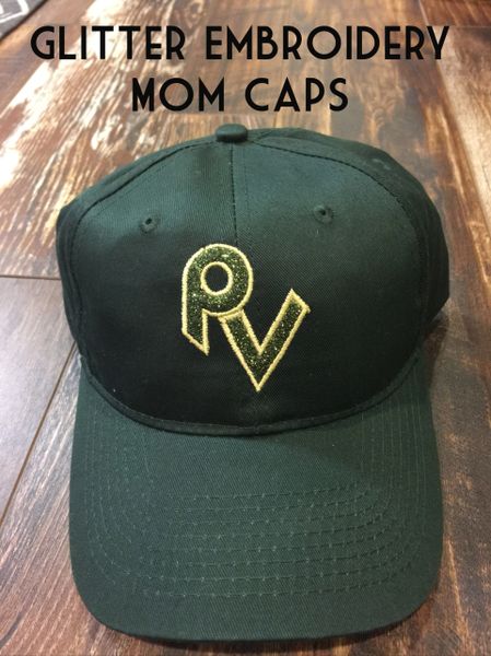 Mom Caps (Glitter and Embroidery)