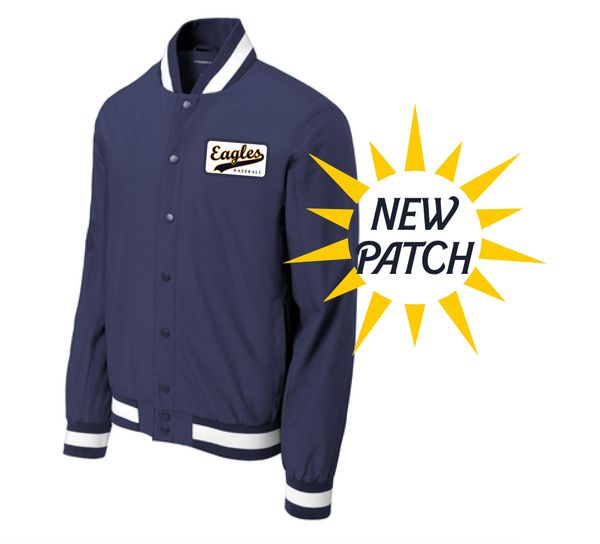 BCHS Baseball Varsity Twill Patch Jacket