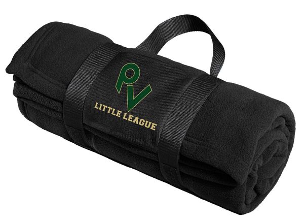 Fleece Blanket with Carrying Strap