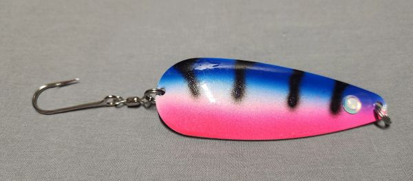 Blue and Pink Tiger 1 oz Spoon Trolling/Casting