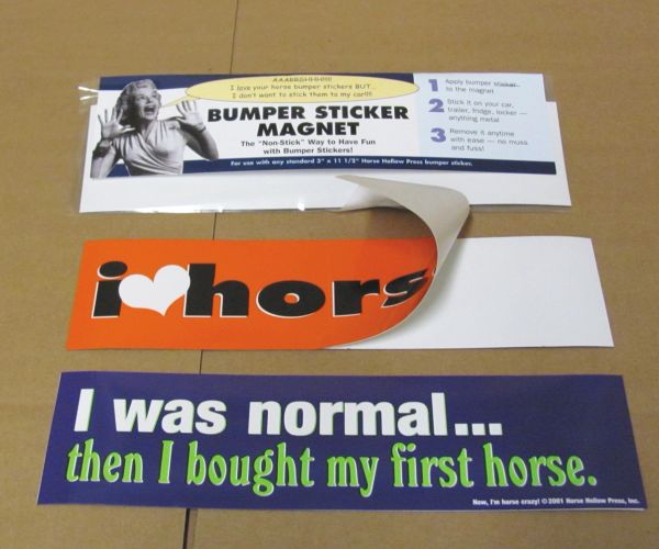 Bumper Sticker Magnet. Item#: B Mag Bump