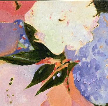 February Flower Power | Oil on canvas | 8"x 8"