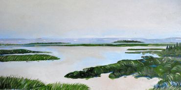 West Branch, Westport River 
Oil on canvas  24" x 18"