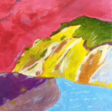 Zack's Cliffs | Oil on canvas