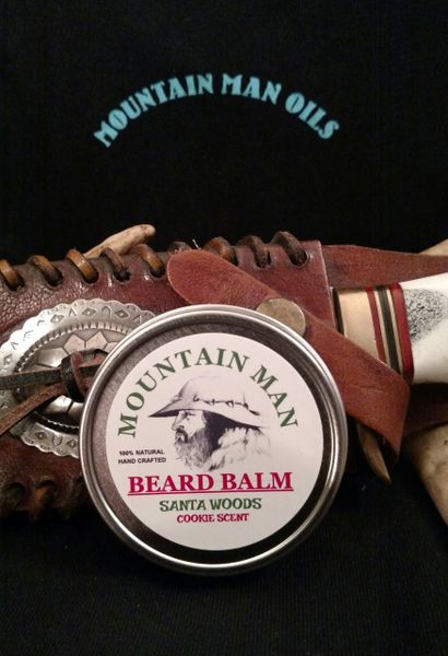 MOUNTAIN MAN OILS BEARD BALM SANTA WOODS ( cookie scent)