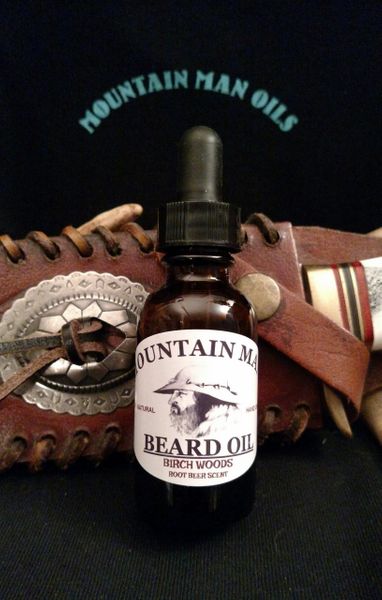 MOUNTAIN MAN OILS BEARD OIL BRICHWOODS ( root beer scemt )