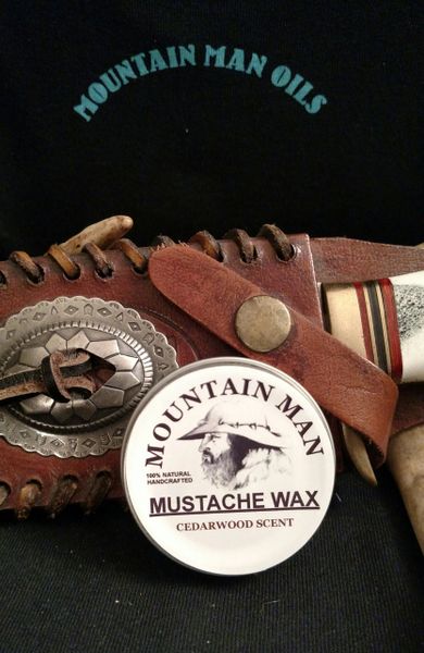 MOUNTAIN MAN OILS MUSTACHE WAX (CEDARWOOD SCENT )