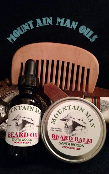 MOUNTAIN MAN OILS BEARD OIL , BEARD BALM & ROSEWOOD COMB COMBO PACK